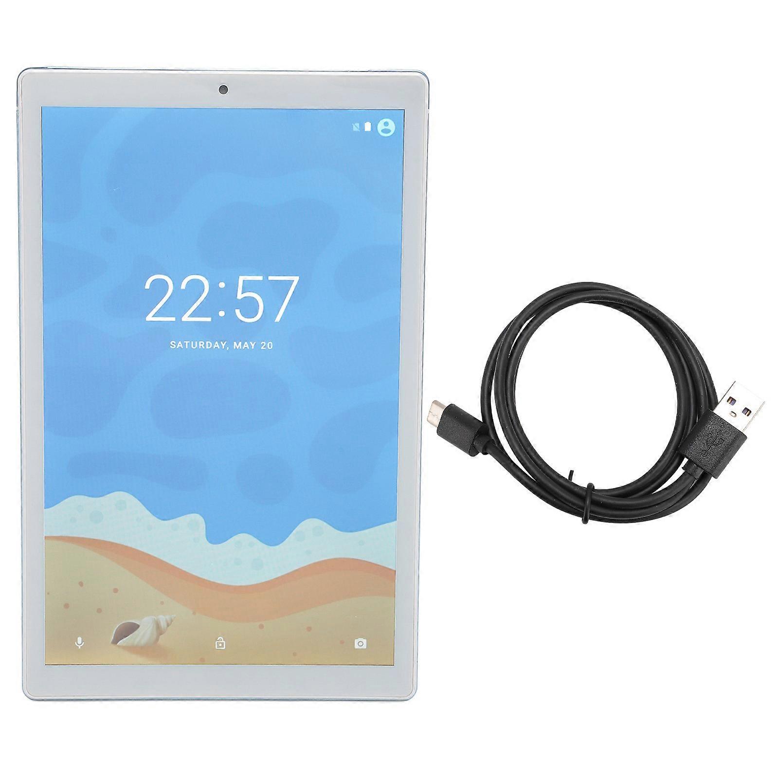 10 Inch Android 14 Tablet with 6GB RAM 128GB ROM Dual Camera 8000mAh Battery WiFi Bluetooth