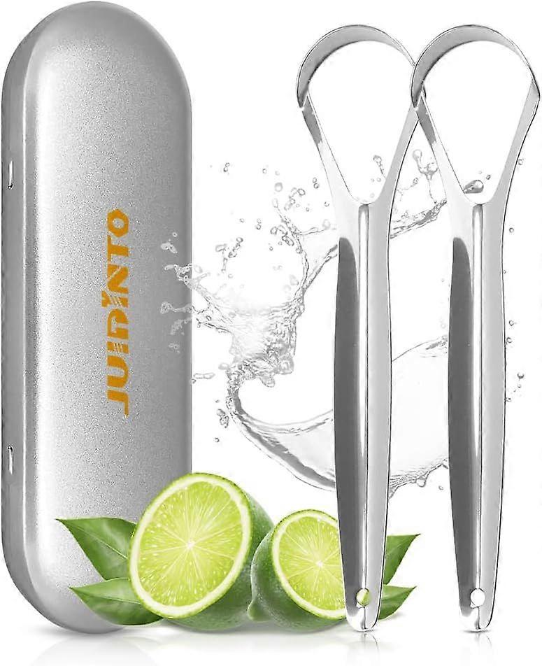 Premium Tongue Scraper for Adults, Easy Tongue Scraping, 1-Piece Tongue Scraper with Case