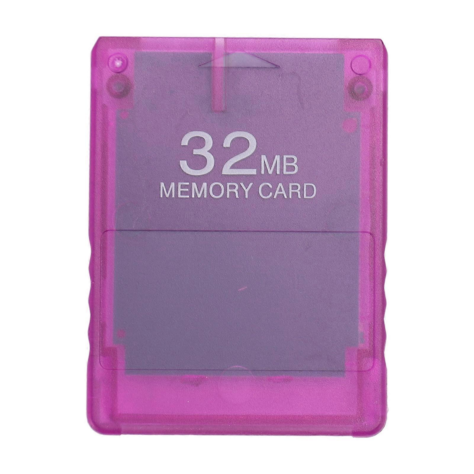 32MB Transparent Purple Game Memory Card - Store & Boot Games with M2 Program Compatibility