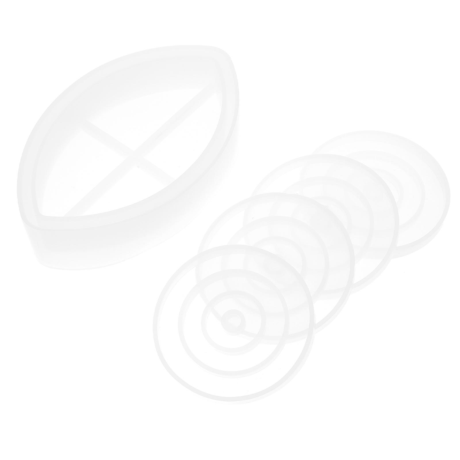 Creative Coaster Molds Set, Durable Silicone Material, Ideal for DIY Enthusiasts