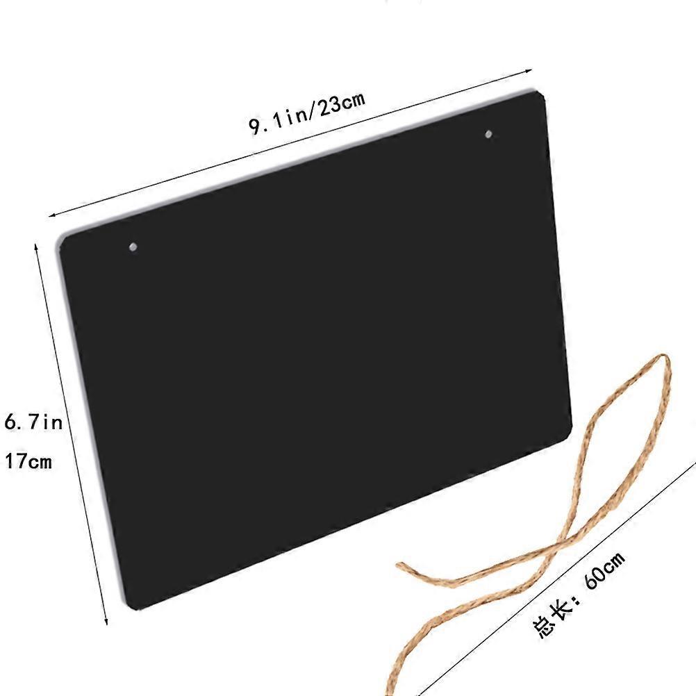 Message Board Practical Double-Sided Blackboard for Notice 2Pcs