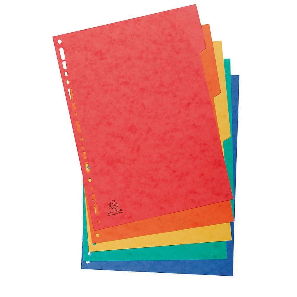 Exacompta 1405E 25x SEP. CART. LUSTRADA 5 POSICIONES