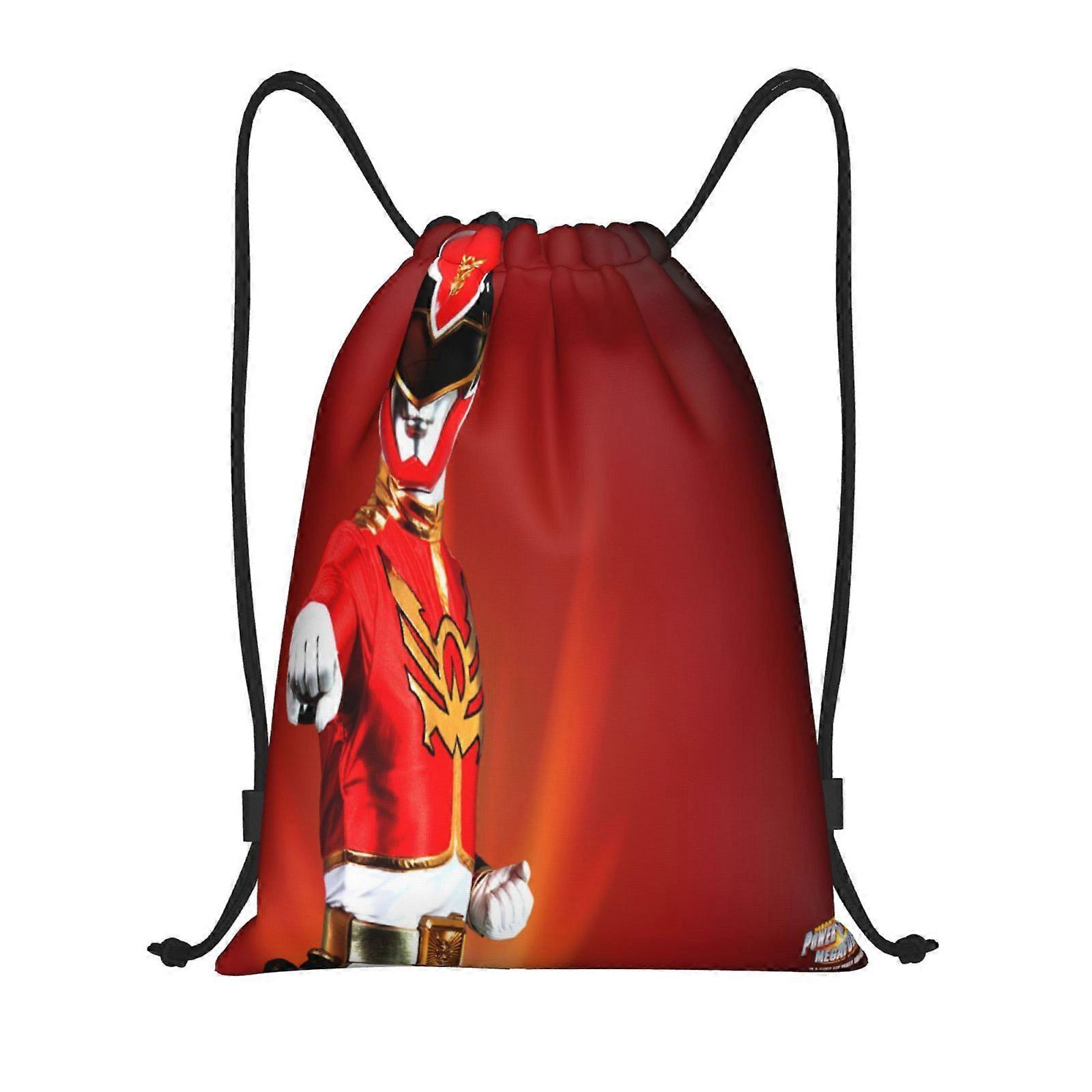 q5 Power Rangers The Animated Series Canvas double shoulder backpack compact design with roomy interior f5