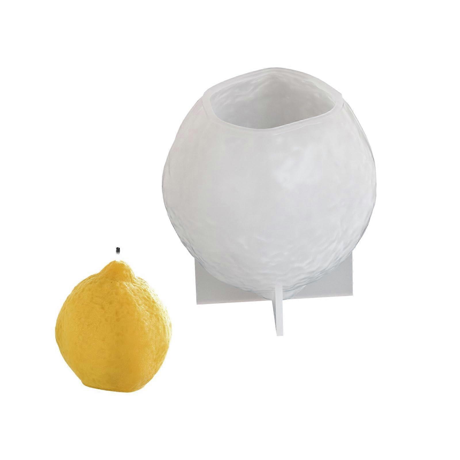 Flexible Reusable Silicone Mold for 3D Lemon Soap and Epoxy Resin Projects – Ideal for Crafting, Baking, and DIY