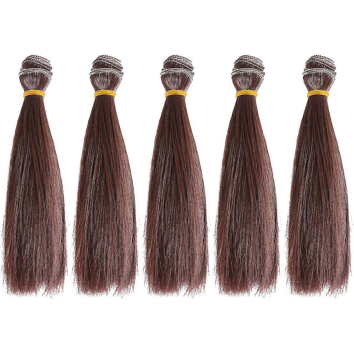 Kit de perruque de poupée éducative, postiche robuste pour les devoirs scolaires, facile à manipuler