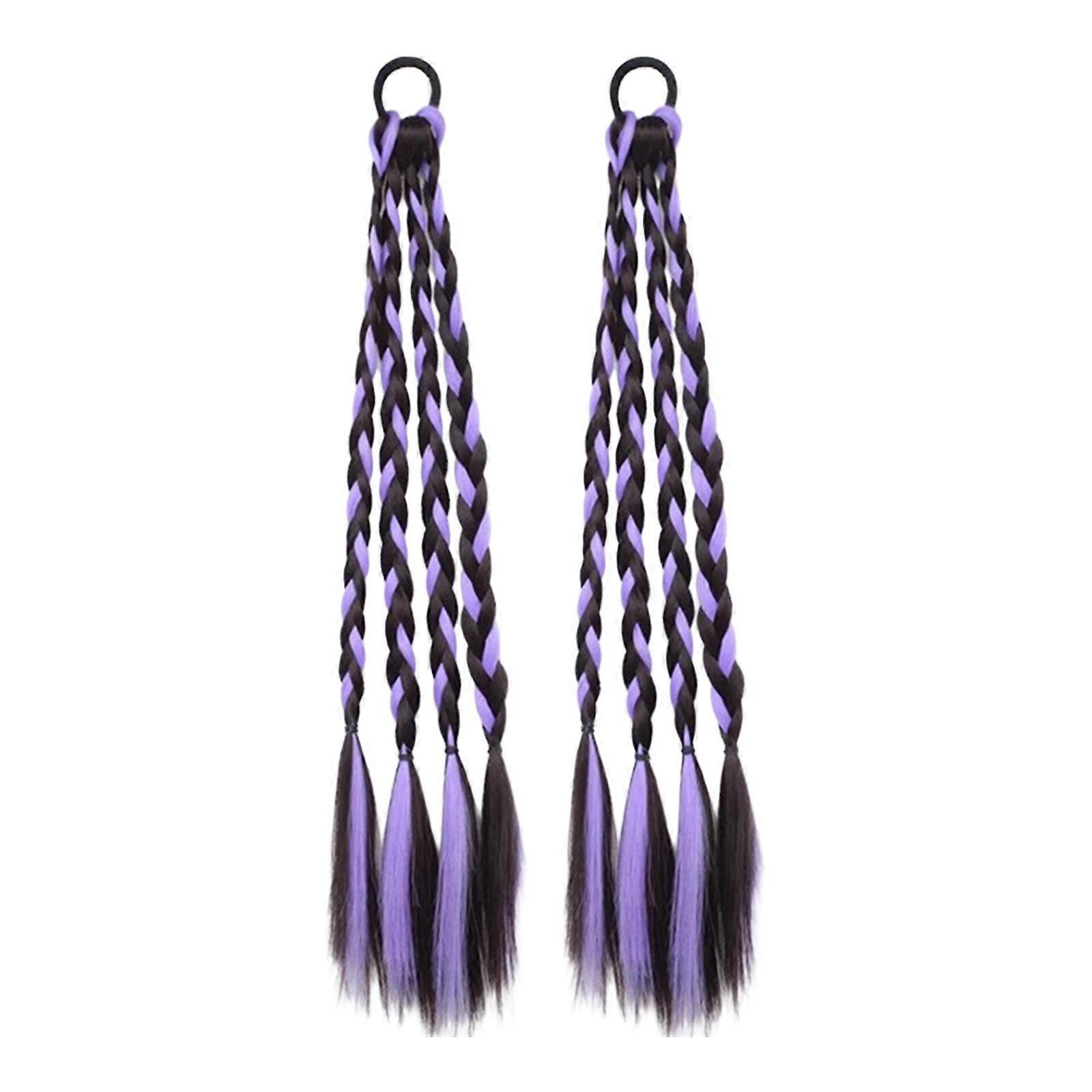 2 Pieces Braids Extensions Hair Extensions Versatile Comfortable Soft Braided