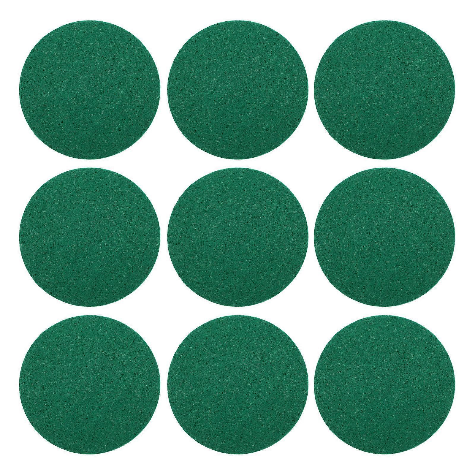 Hockey Parts Air Hockey Patches Pusher Pad Replacement Game Room Use Green 7.4X7.4X0.2CM Professional Manufacturing Technology 10Pcs