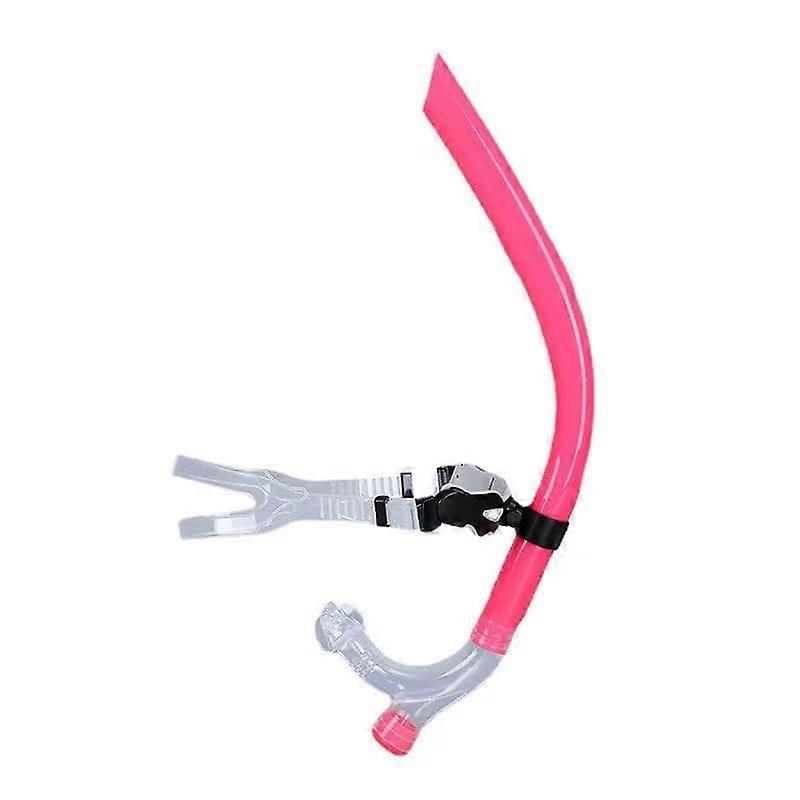 Front Snorkel for Diving AntiElectricity Design with Silicone Mouthpiece, Easy to Carry for Divers Beginners rose