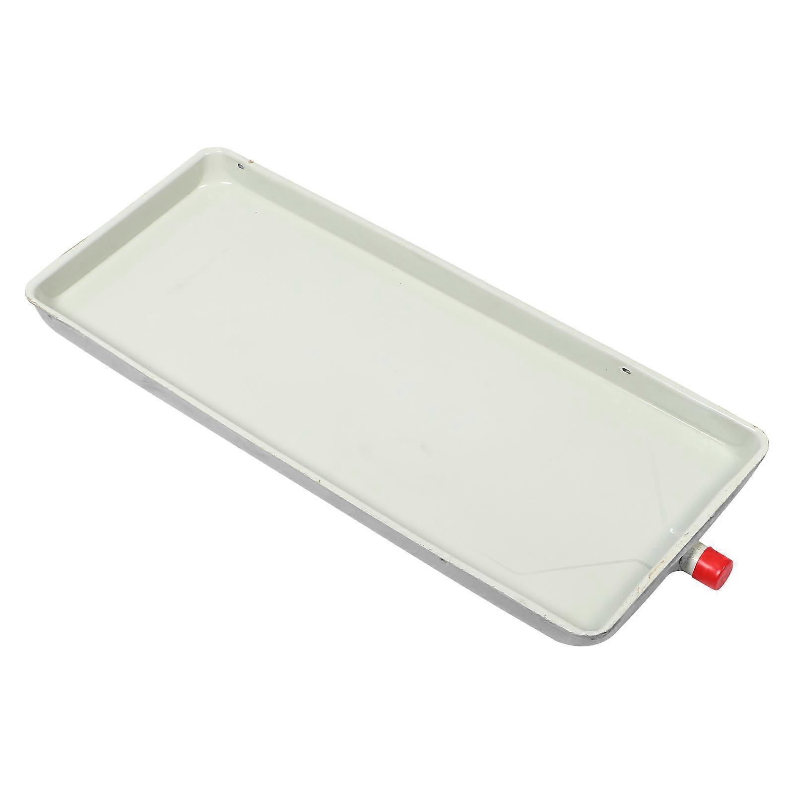 Air Conditioner Drip Pan Portable Ac Condensation Pan Galvanized Sheet Leak Prevention 1Set