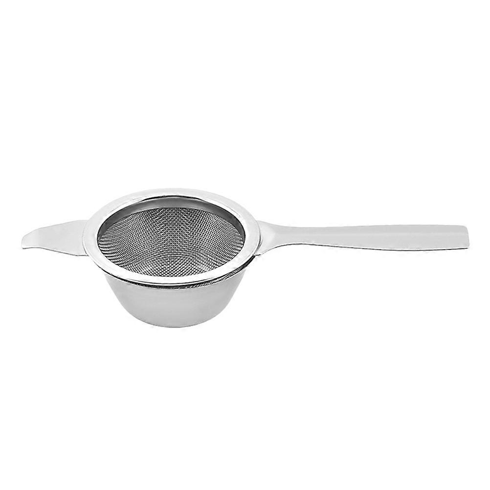 Tea Leaf Infuser Practical Tea Infuser Stainless Steel Mesh Small Size Silver 1Pcs
