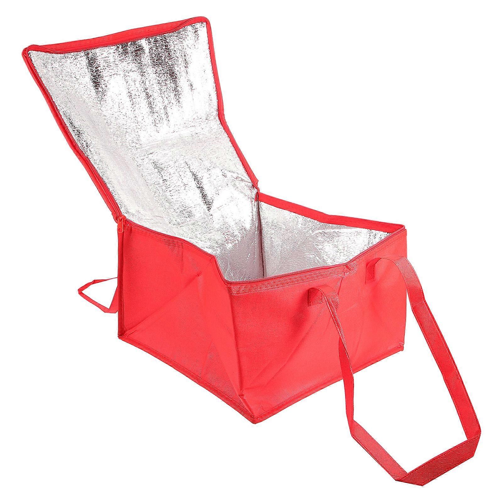 Insulated Take Away Bags Insulated Food Bag Food Storage For Takeout 35x22cm Aluminum Foil 1Pack