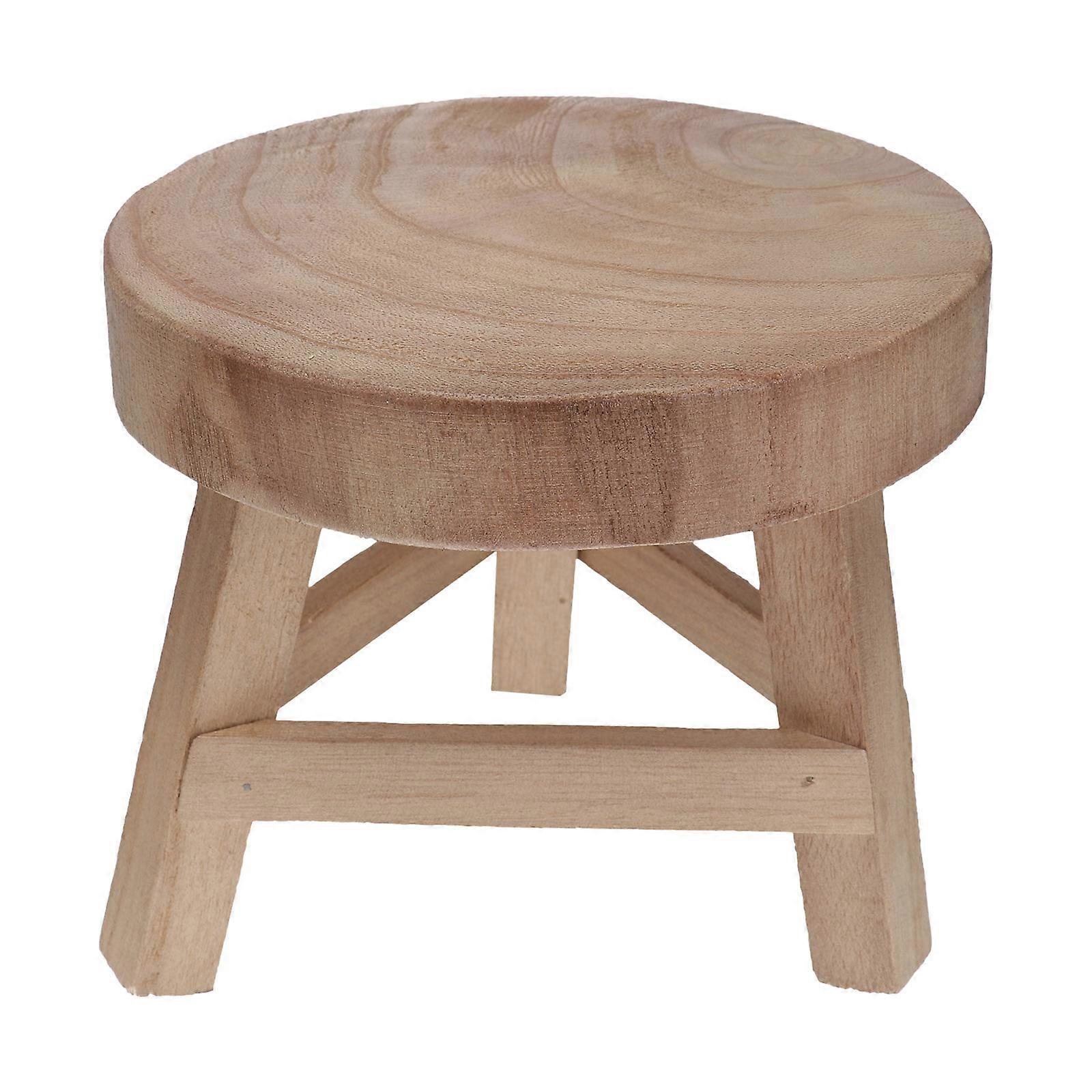 Wooden Flowerpot Stand Plant Rack Durable Stable Smooth Surface Bonsai Display Garden Balcony Decor