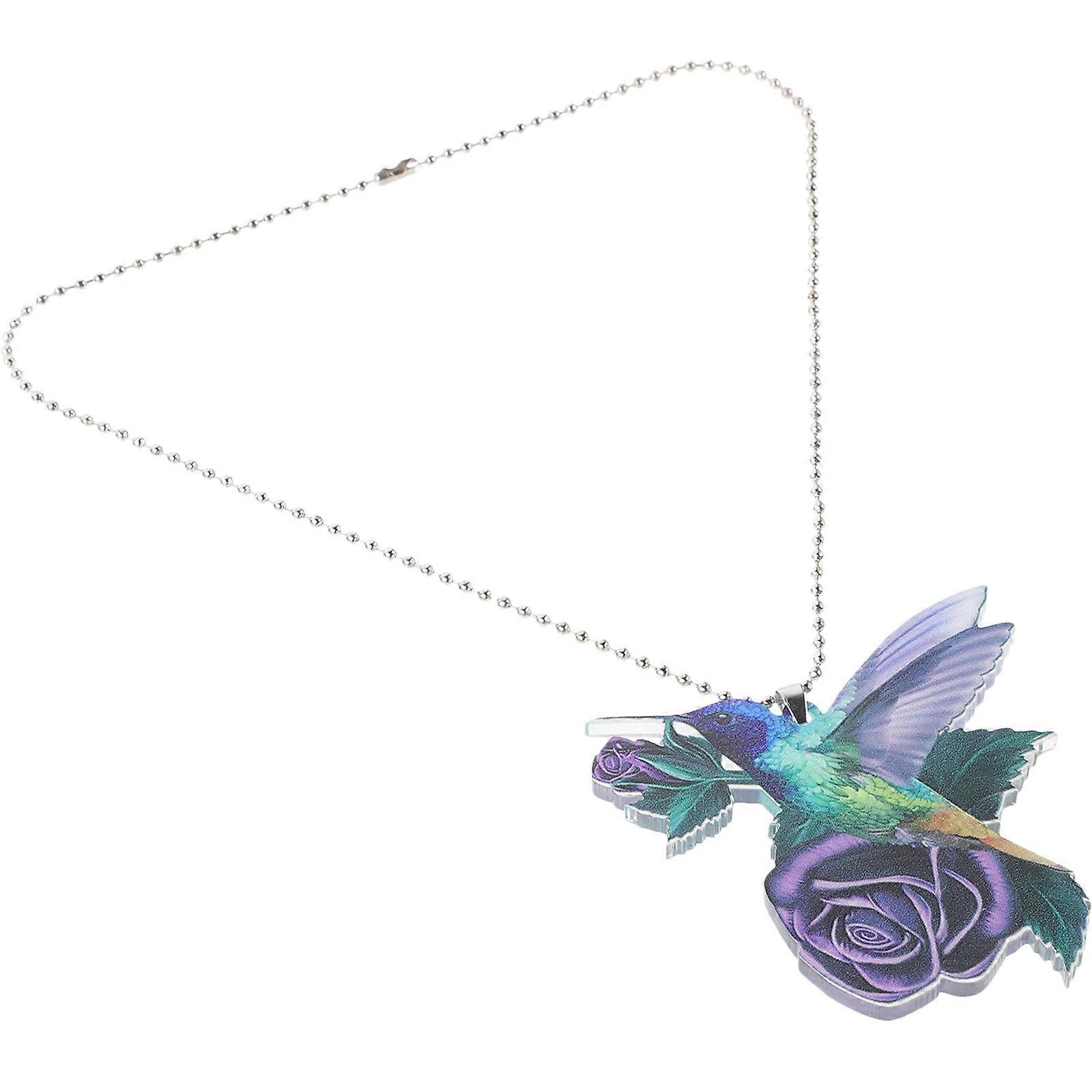 Hummingbird Bird Car Mirror Accessories Multi Color 1Pcs