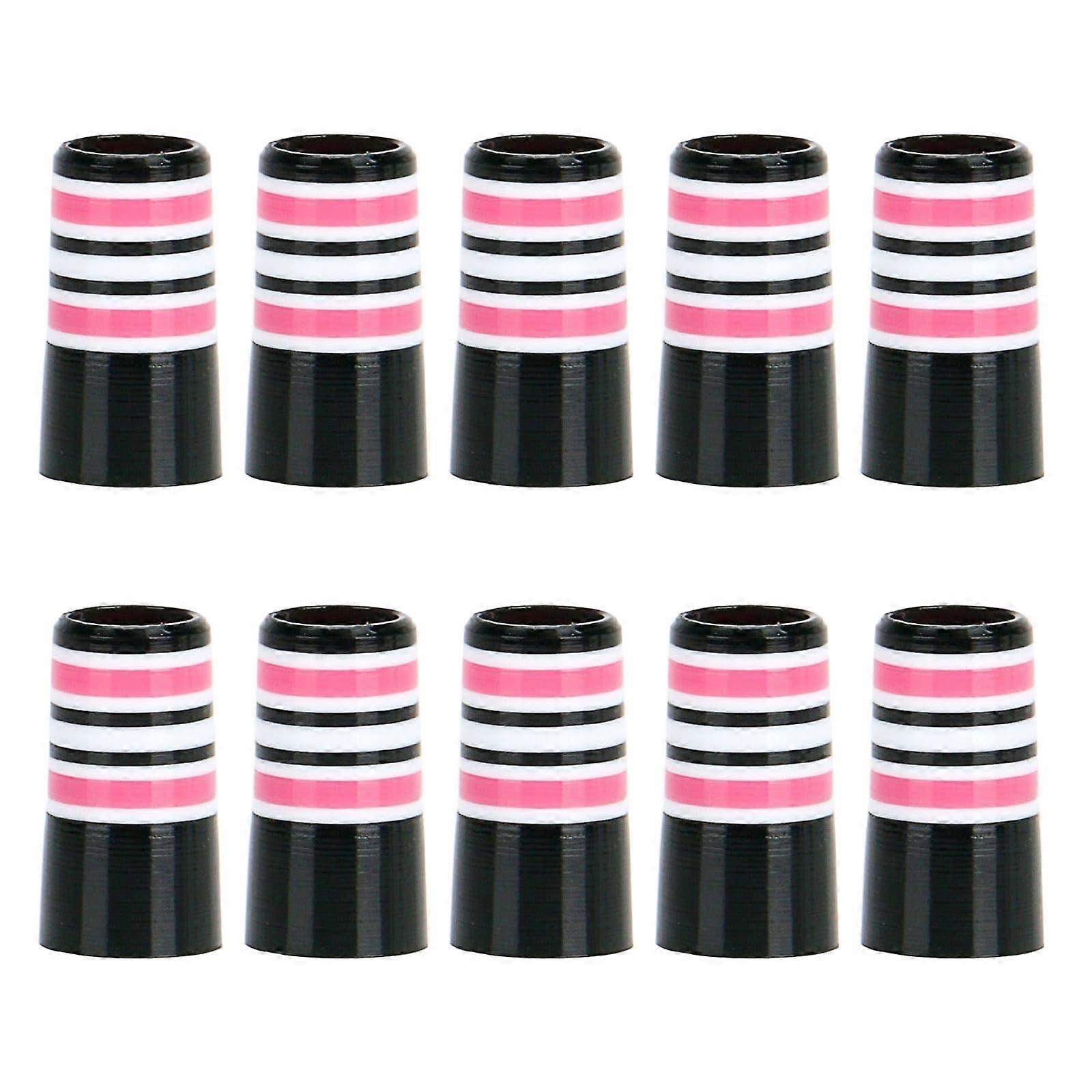 10 x striped golf ferrules, iron ferrules, multirings, golf club ferrules, tapered ferrules for most iron shafts