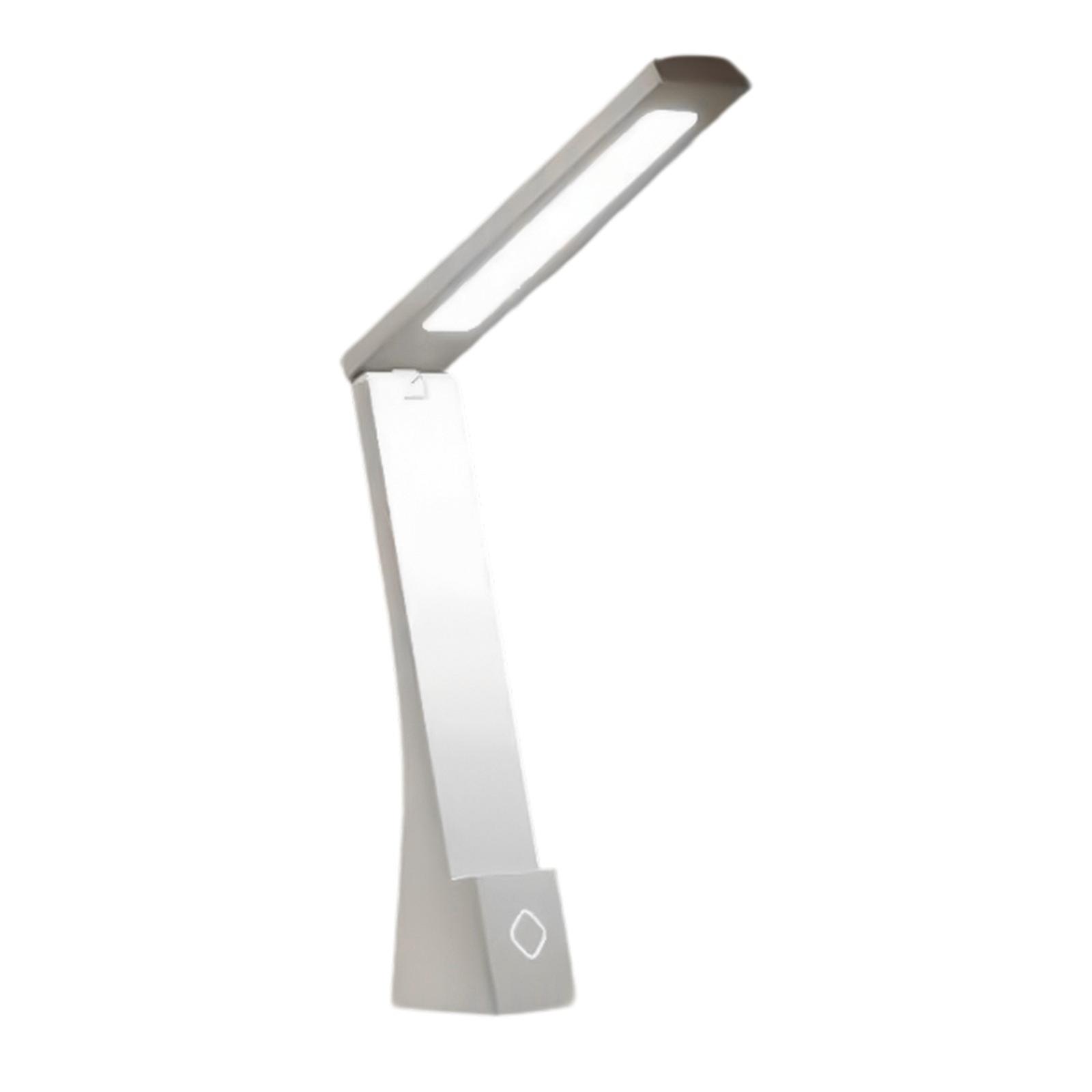 Adjustable Led Desk Lamp Rechargeable LED Bedside Light Folding Reading Light Small Desk Lamp Lighting Enduring  White