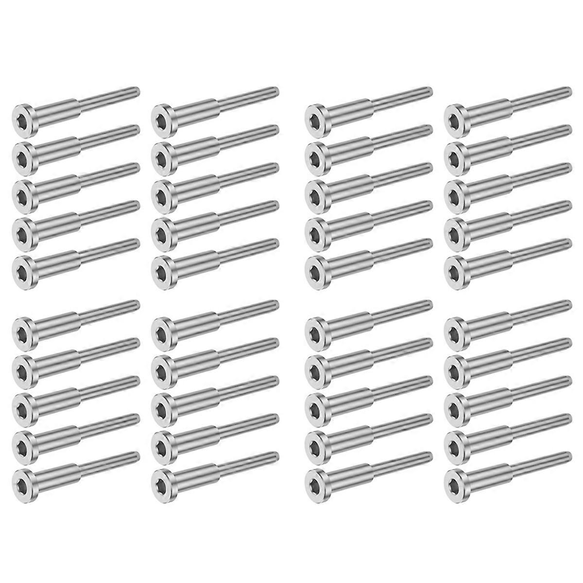 10Pcs Cable Railing Kit, Swage Stud End for Cable Railing