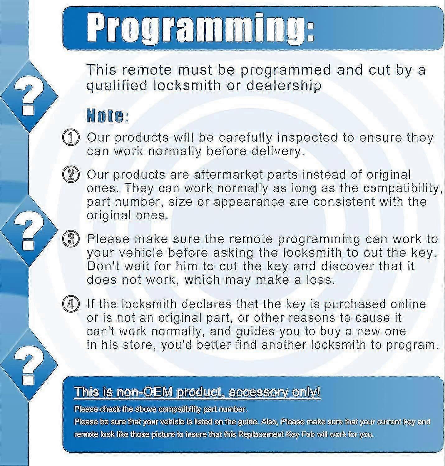 3 Button Flip Car Keyless Entry Remote Control Replacement Key Fob Proximity