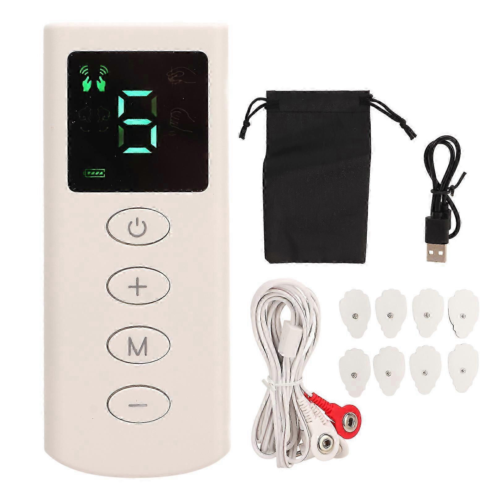 4 Modes Compact Muscle Stimulator for Pain Relief 9 Intensity Electronic Pulse