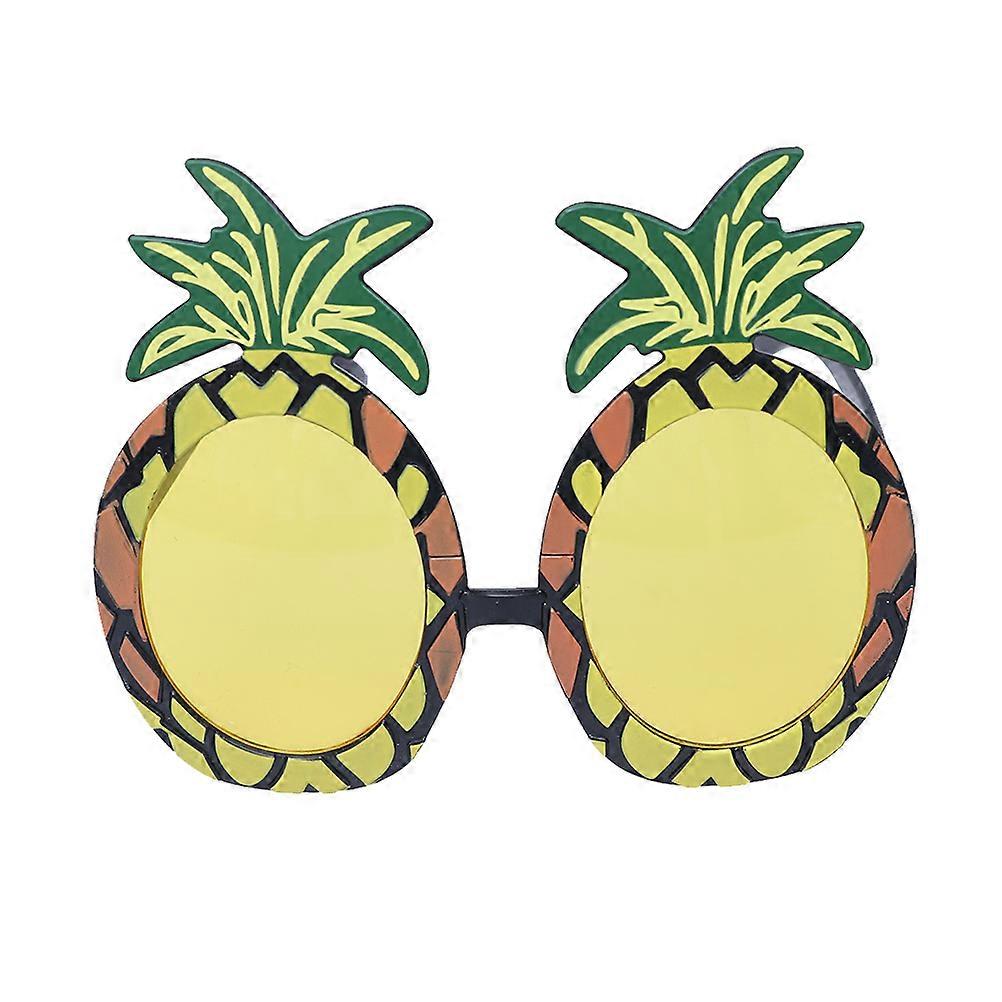 Cosplay Party Eyeglasses Pineapple Shape Plastic Material All Ages Dancing Cosplay Accessory 4Pcs