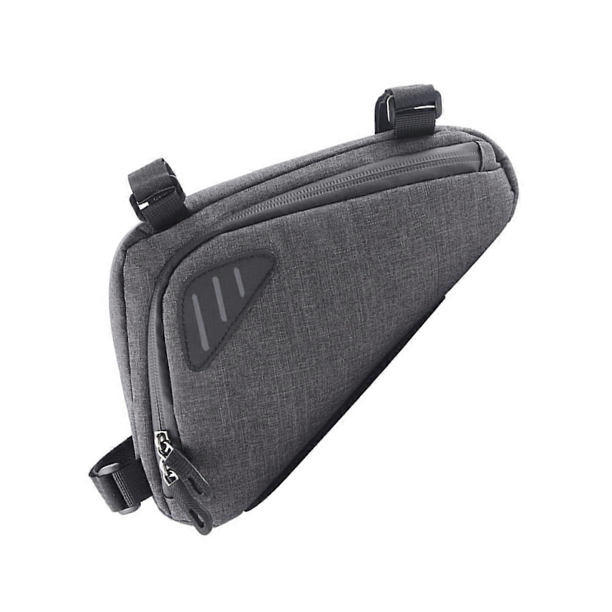 1 Piece Large Capacity Bike Bag for Mountain Bikes and Road Bikes with Reflective Triangle Durable Material Easy Installation