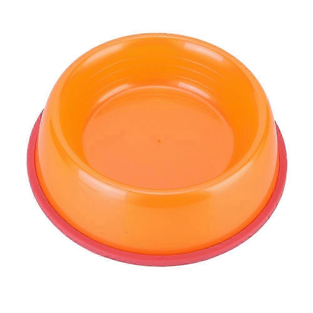 Transparent Non-slip Round Feeding Bowl for Pets, Ideal for Dogs and Cats