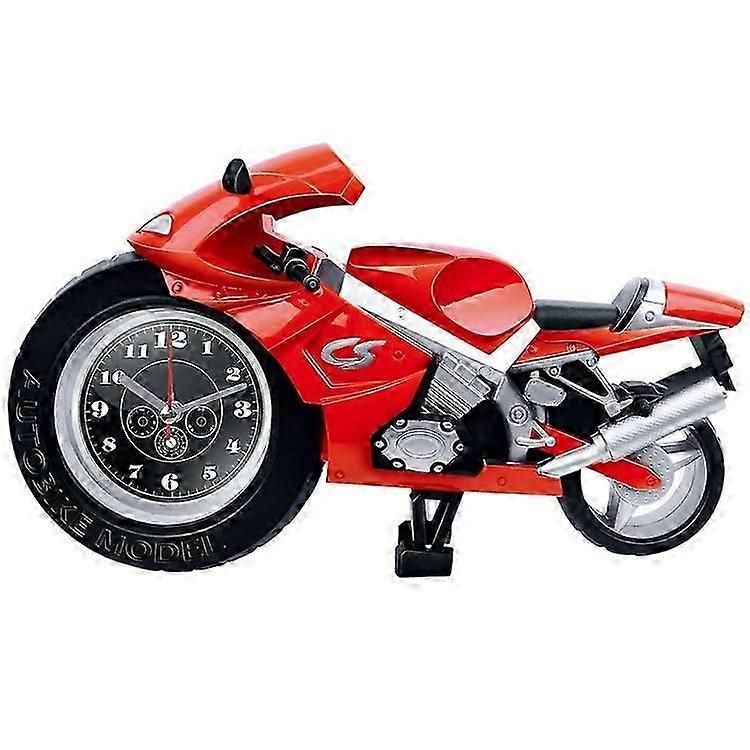 Motorcycle Shaped Desk Alarm Clock for Home Decor