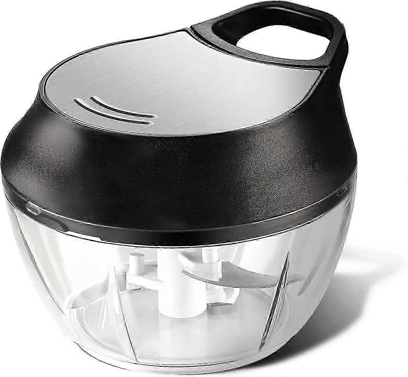 Manual Food Chopper With Stainless Steel Blades Food Processor For Vegetables, Meat, Poultry, Onions, Nuts And Lots More