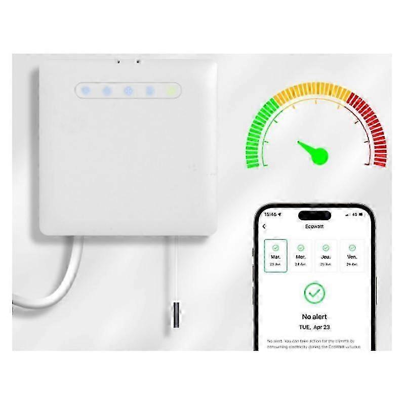 Smart Thermostat For Pilot Wire Heating Radiator Support Ecowatt Electricity Monitoring App Remote C