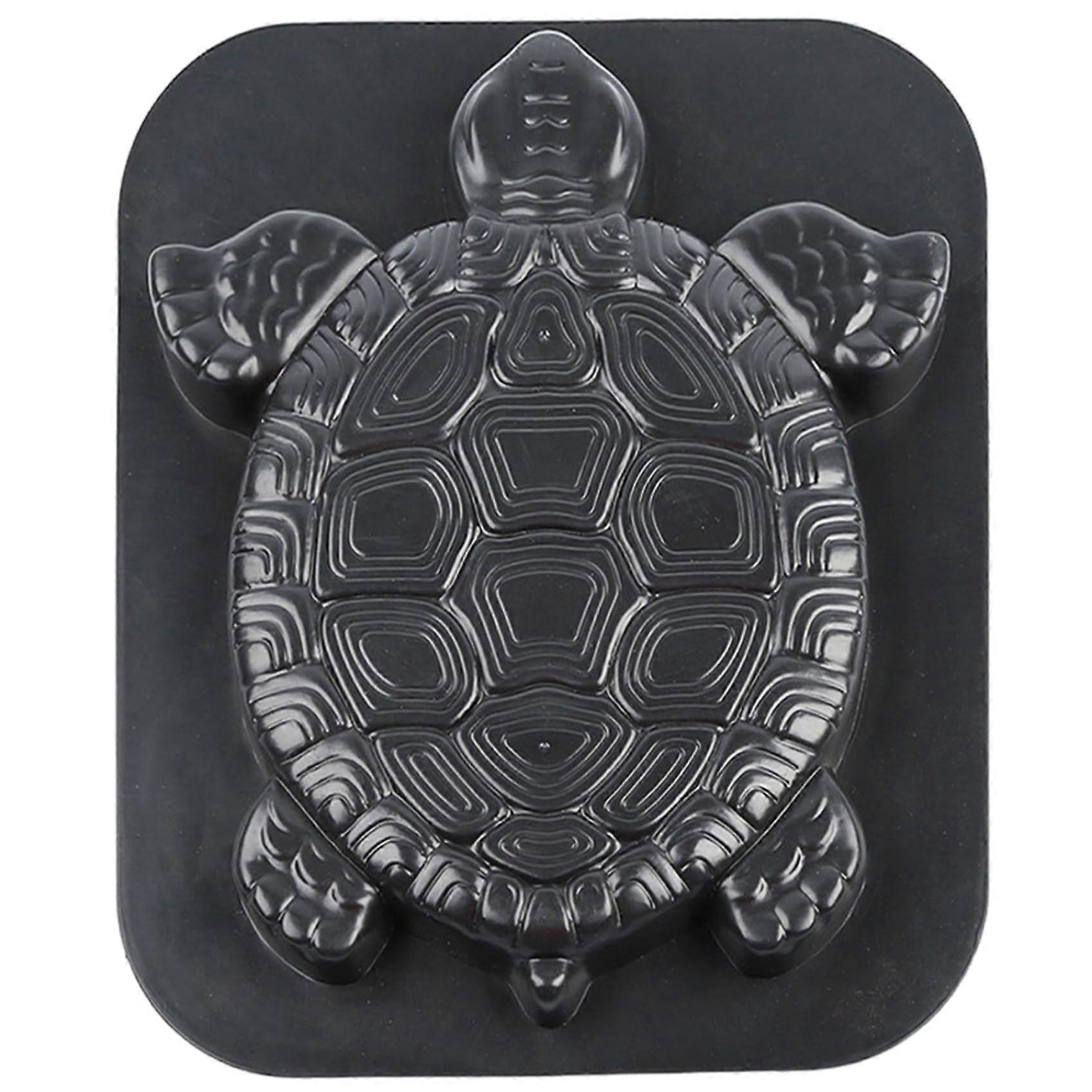 Stepping stone mold for concrete turtle statue DIY garden paths