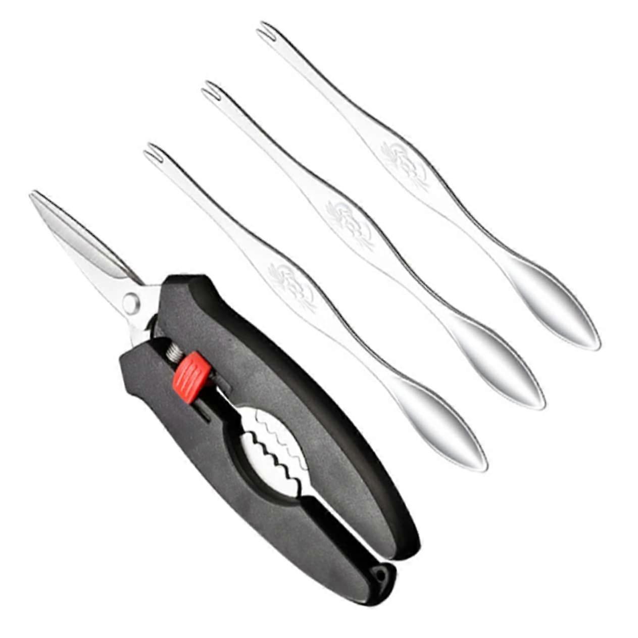 1Pc Crab Leg Cracker Partial Seafood Tool Set for Efficient Opening of Crab Crackers, Scissors and Forks for Seafood Lovers