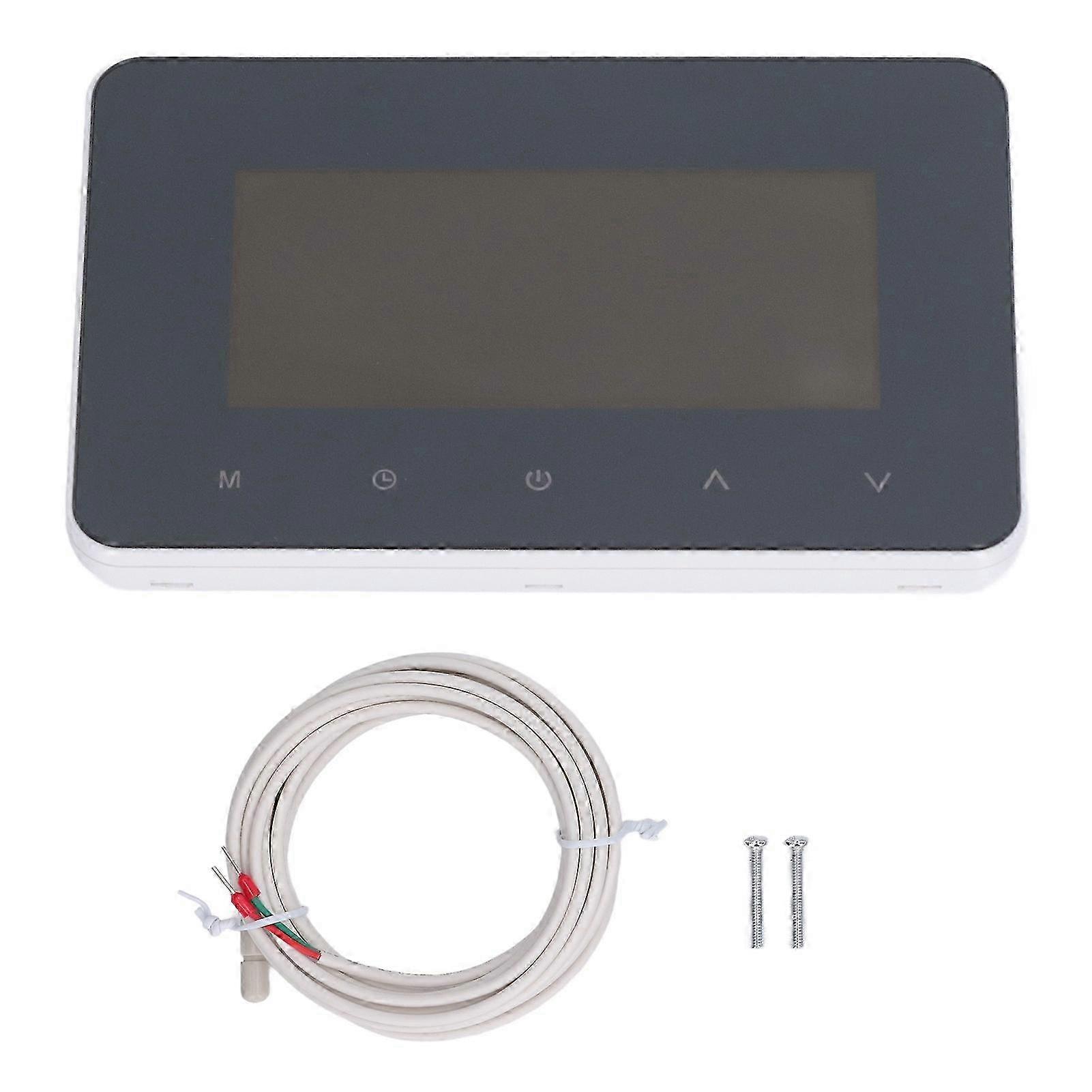 For Programmable Thermostat with NTC Temperature Sensor LCD Touchscreen Display AC 230V WIFI