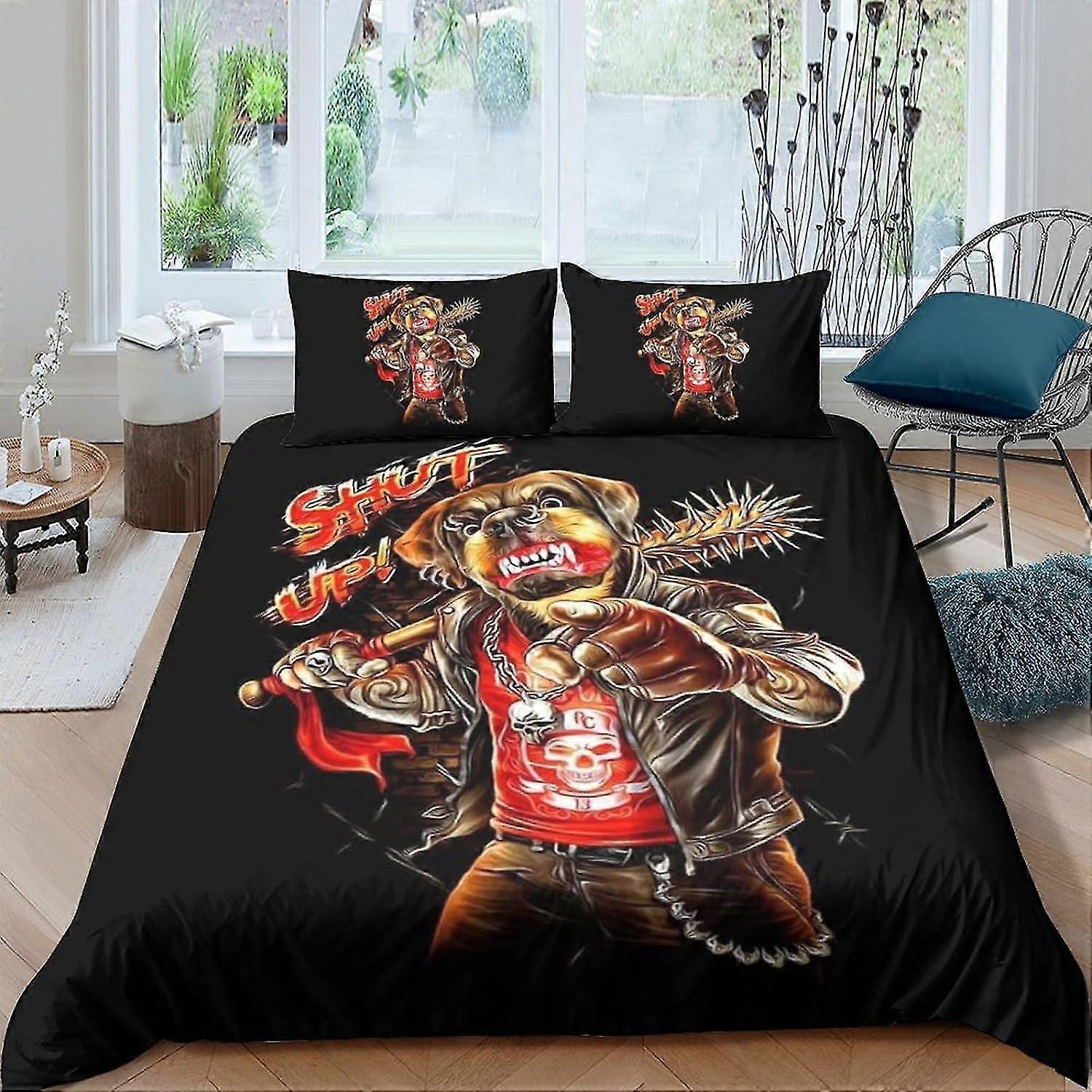 Påslakanset med djurtema för barn och tonåringar - 3 delar sängkläder för pojkar och män