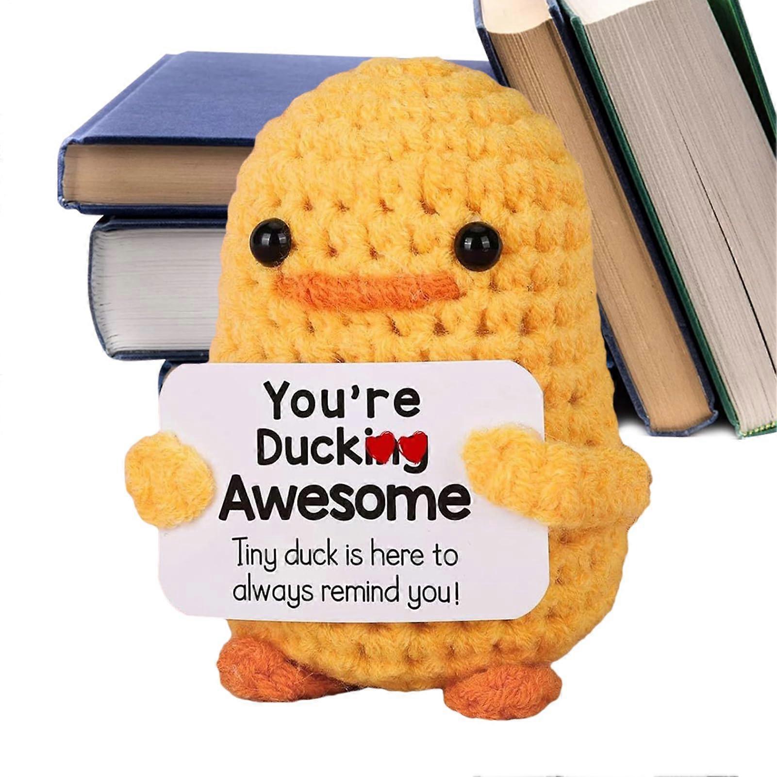 Stuffed Duck Doll Handmade Crochet