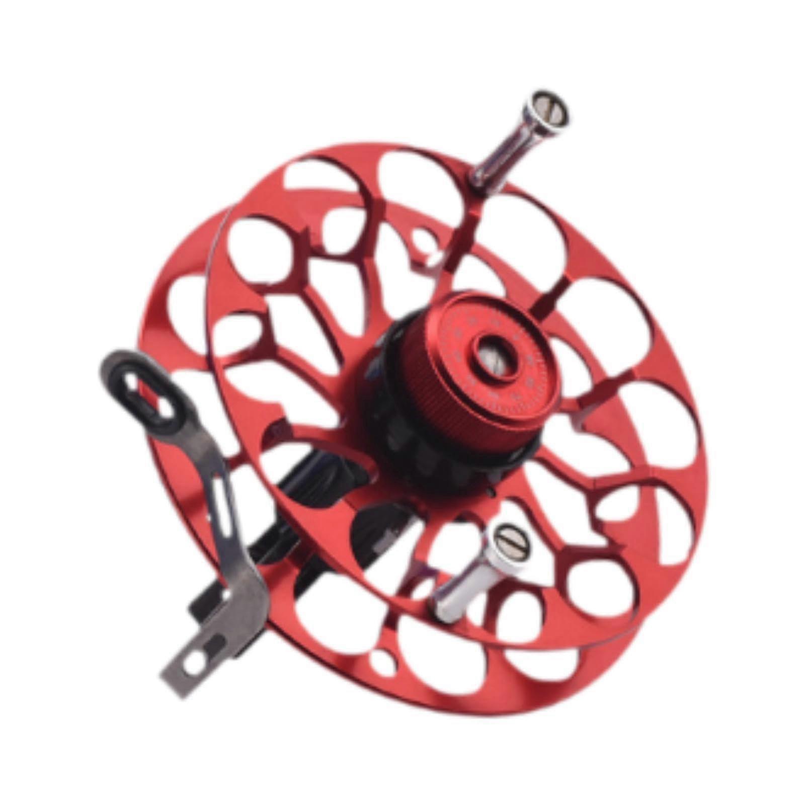 Ice Fishing Reels Front Floater Wheel Multifunction Smooth Winter Reel Actions Red