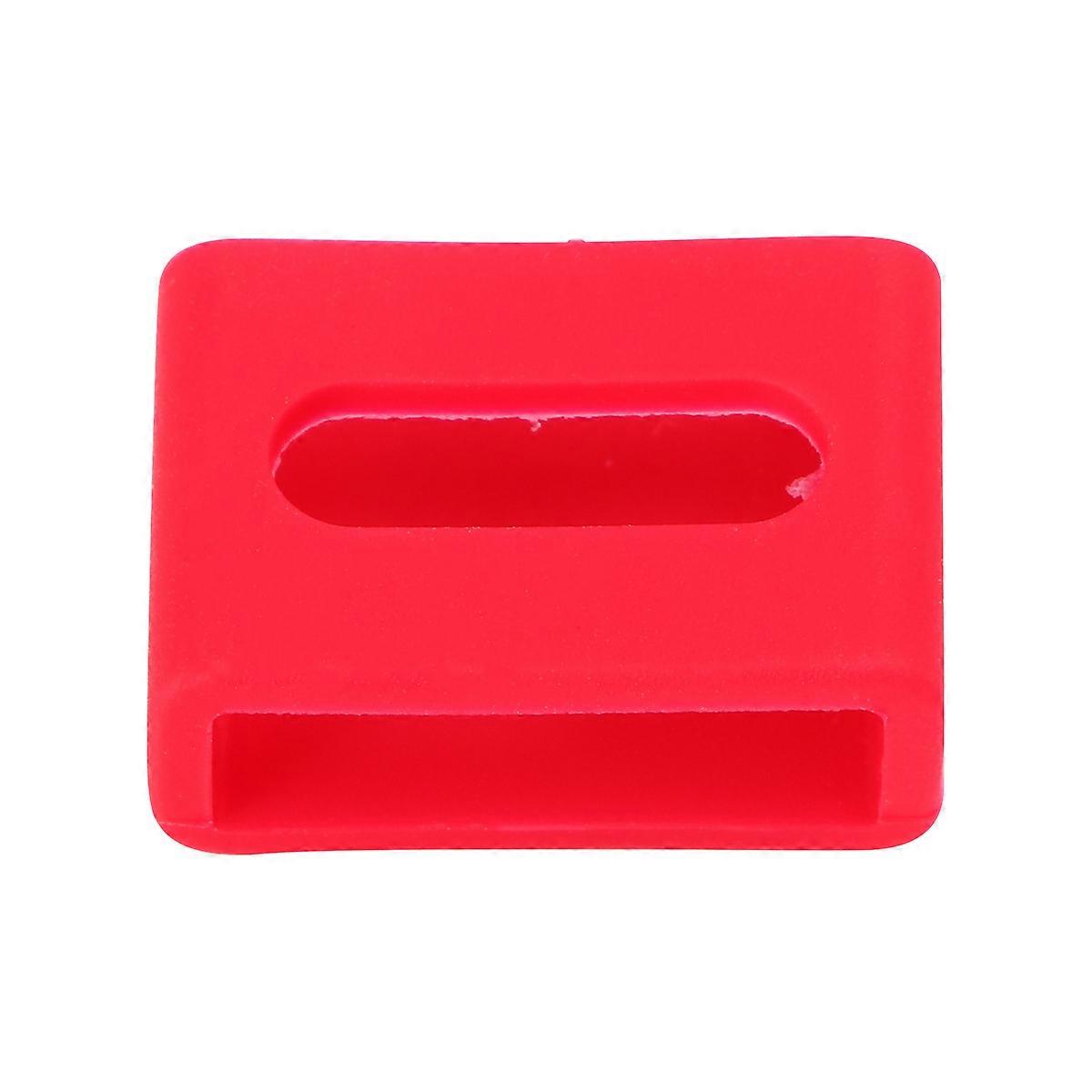 3pcs Red Silicone Watch Strap Loops Replacement Bands Fasteners for Shock Compatible Durable Wristband Rings Easy Install Flexible Design