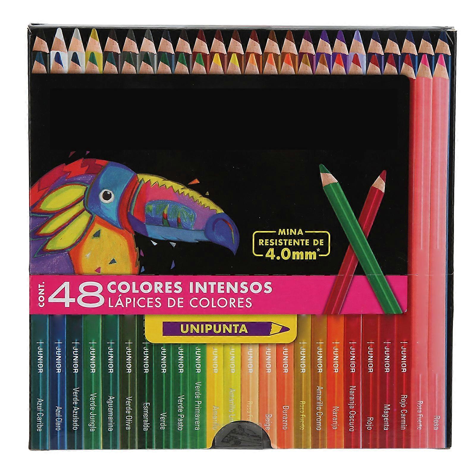 2025 Latest Model  48pcs Colored Pencils Sturdy Lead High Concentration 48