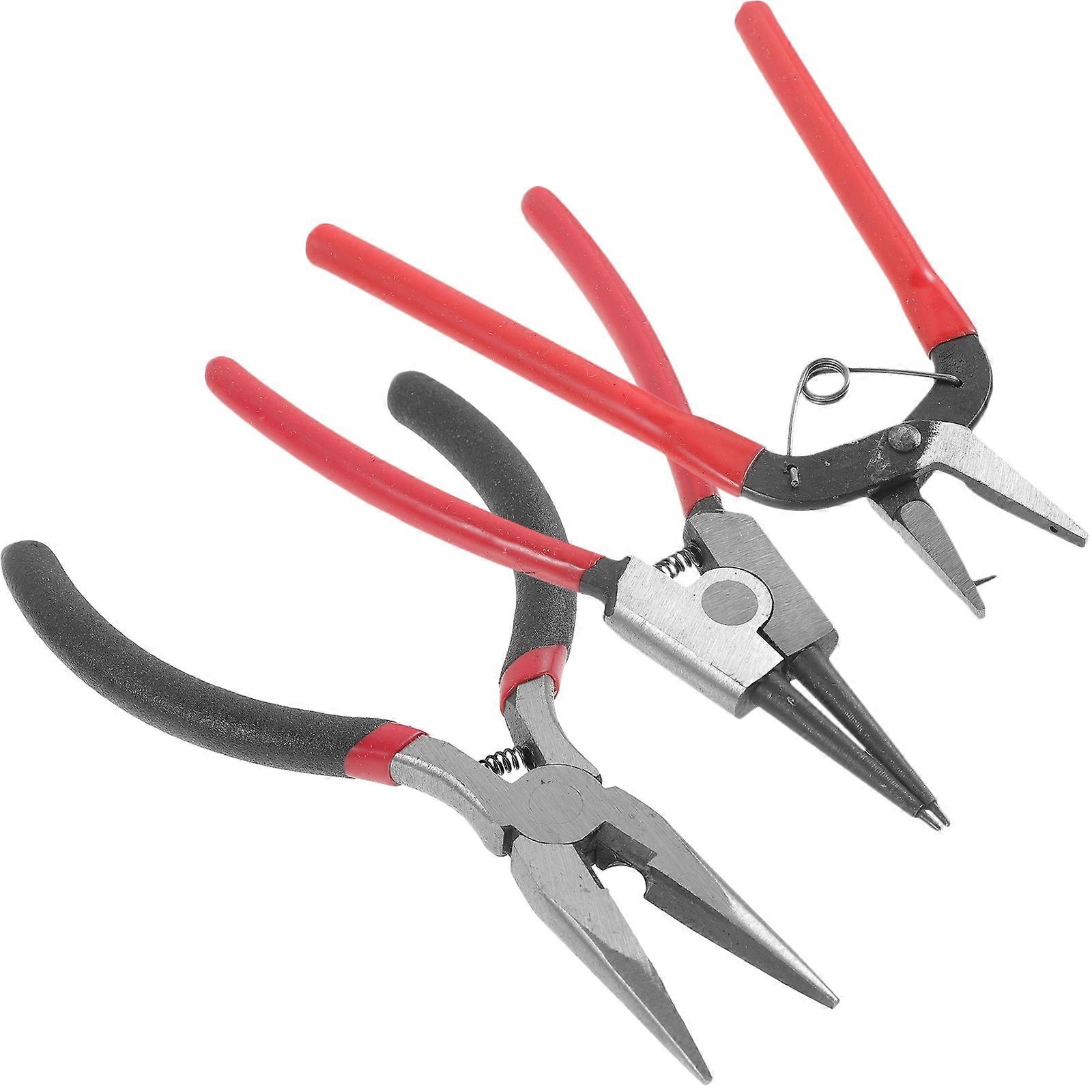 Three-In-One Hole Puncher 3Pcs Crafting Jewelry Making Tool Durable Metal Mini Size Perfect For DIY Sessions And Projects