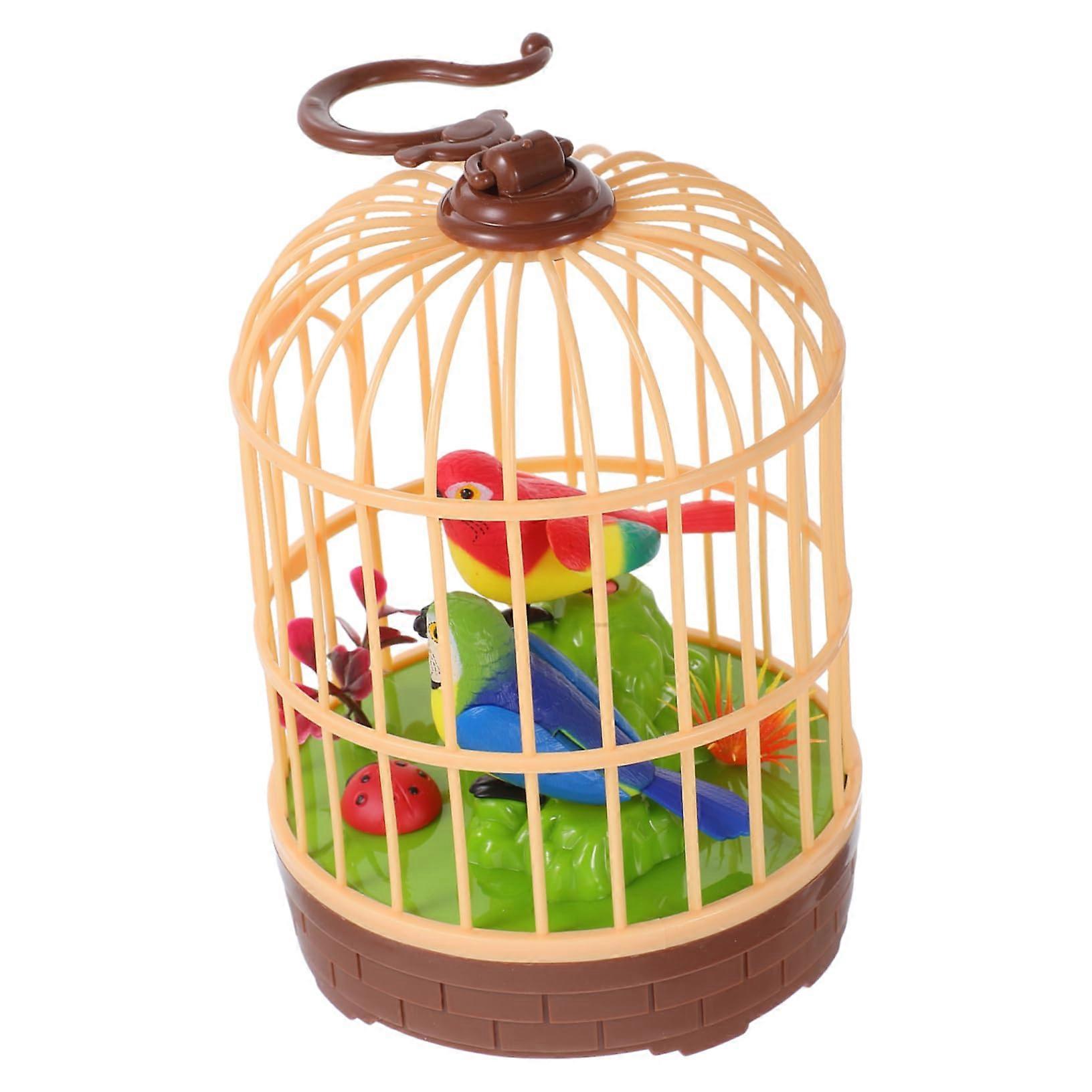 Voice Activated Fluttering Parrot Bird Toy Plastic 20X10X10CM