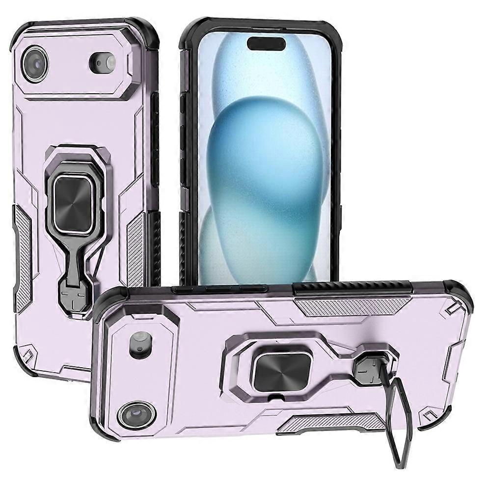 Compatible For iPhone 17 Air Case Rotatable Ring Kickstand PC + TPU Shockproof Phone Cover