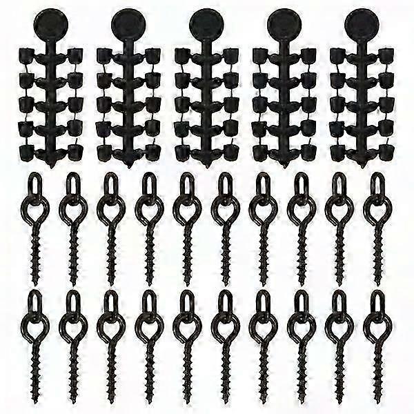 4pcs Shank Stop Bead Tackle Rig Hook for Fishing