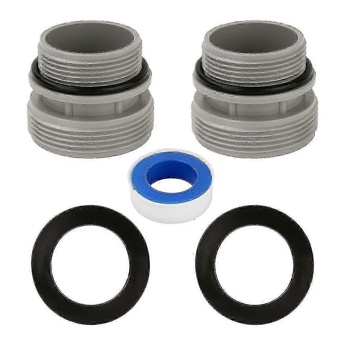 Pool Hose Adapter 1 1/4Inch to 1 1/2Inch, Converting Pool Pumps, Filters,Heat Pumps to 1 1/2 Inch H