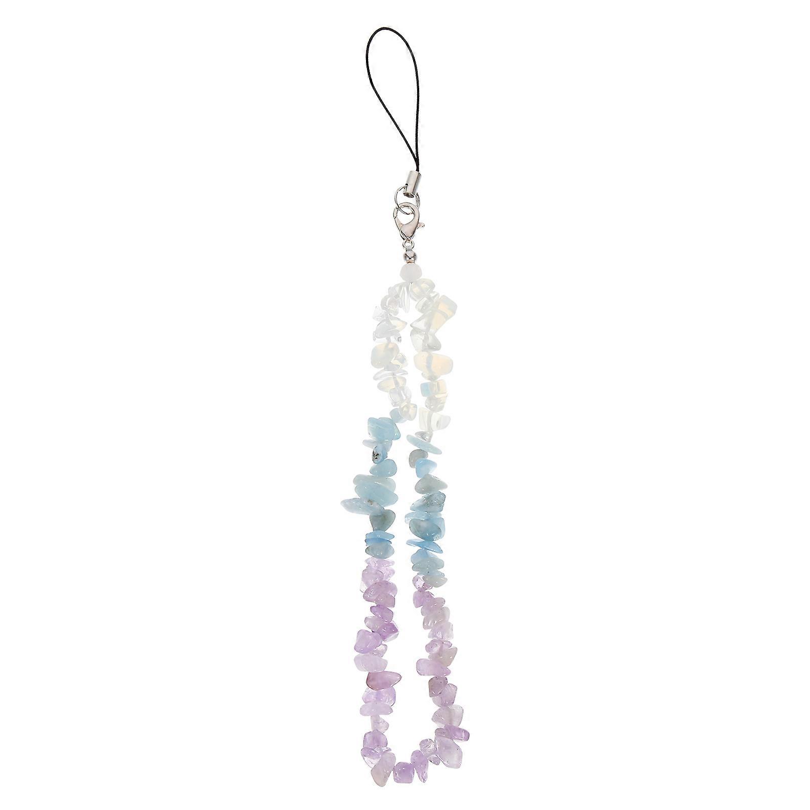 Mobile Phone Anti-Lost Lanyard Crystal Hanging Rope For Outings General Users 8.65x0.79x0.39inch 1Set