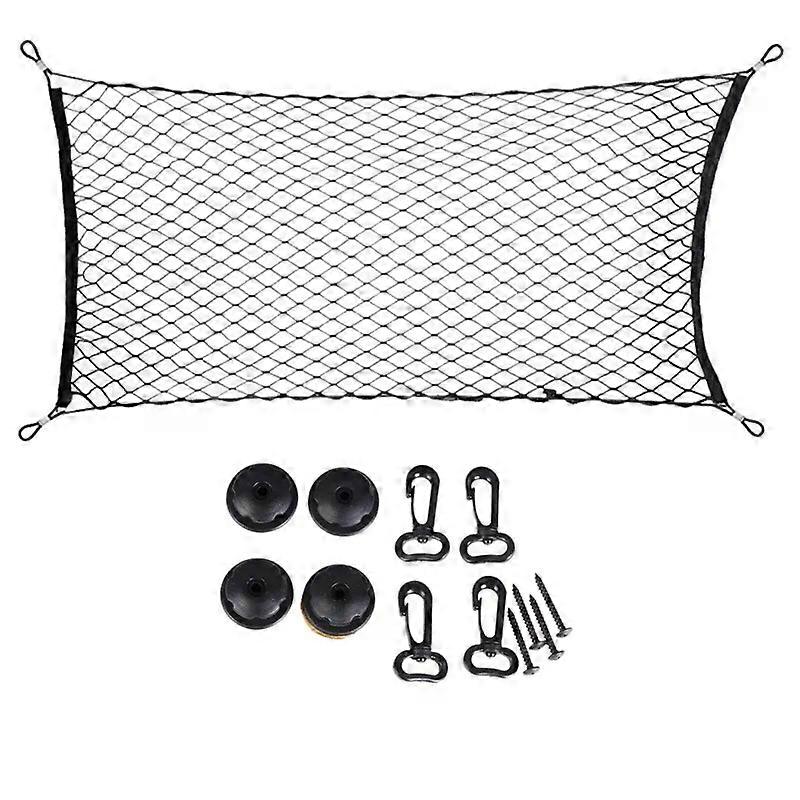100x70cm Car Trunk Mesh Net Cargo Luggage Trunk Fit For A4 B5 B6 B8 A6 C5 C6 A3 A5 Q3 Q5 Q7 E46 E39 E90 E36 E60 E34 E30 F30 F10