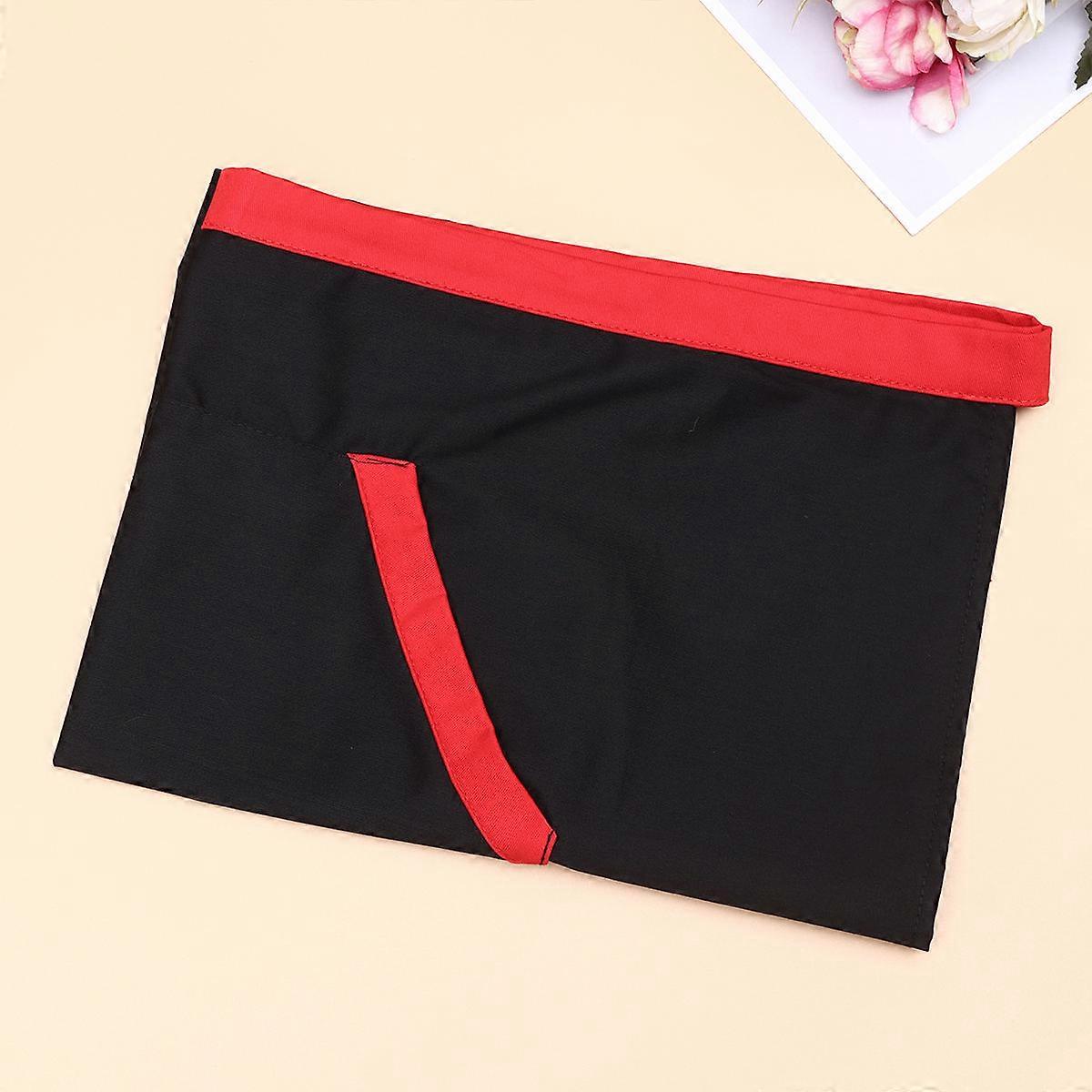 Utility Apron for Hotel Unisex Design Polyester Cotton 65x45CM Pockets for Storage 1Set