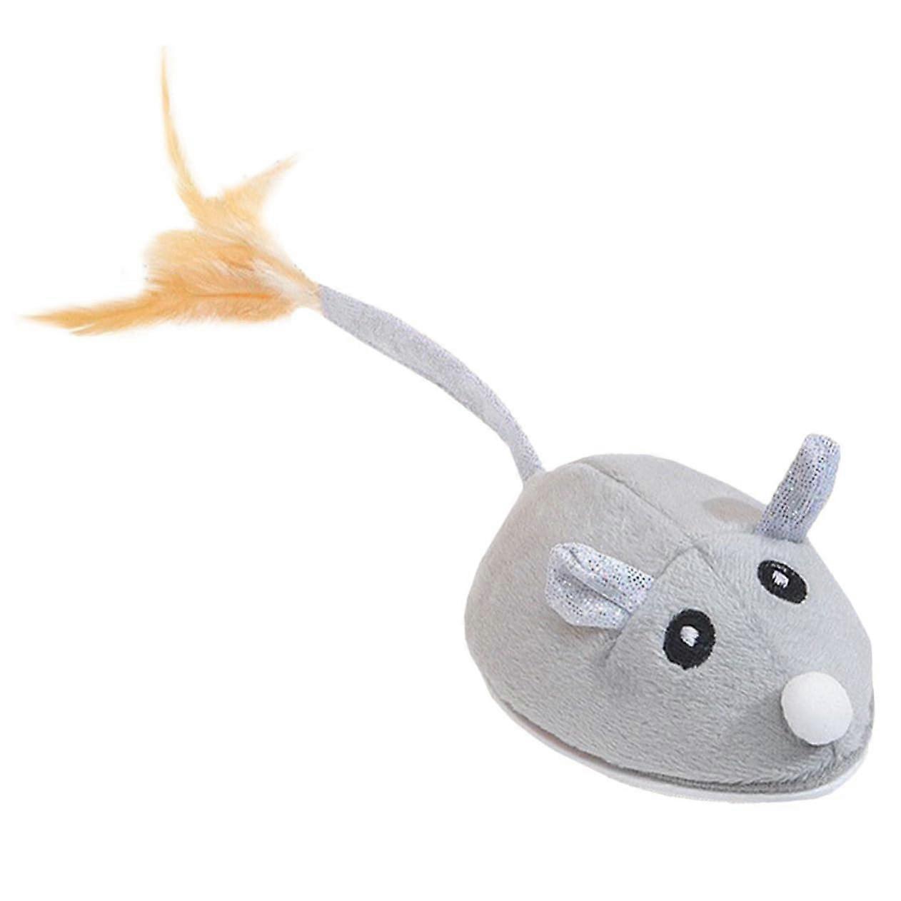 Cat Toy Interactive Kitten for Cat Toy Funny Fun Toy Rats Catnip Simulation Mice Model Cat Supplies ABS Plastic