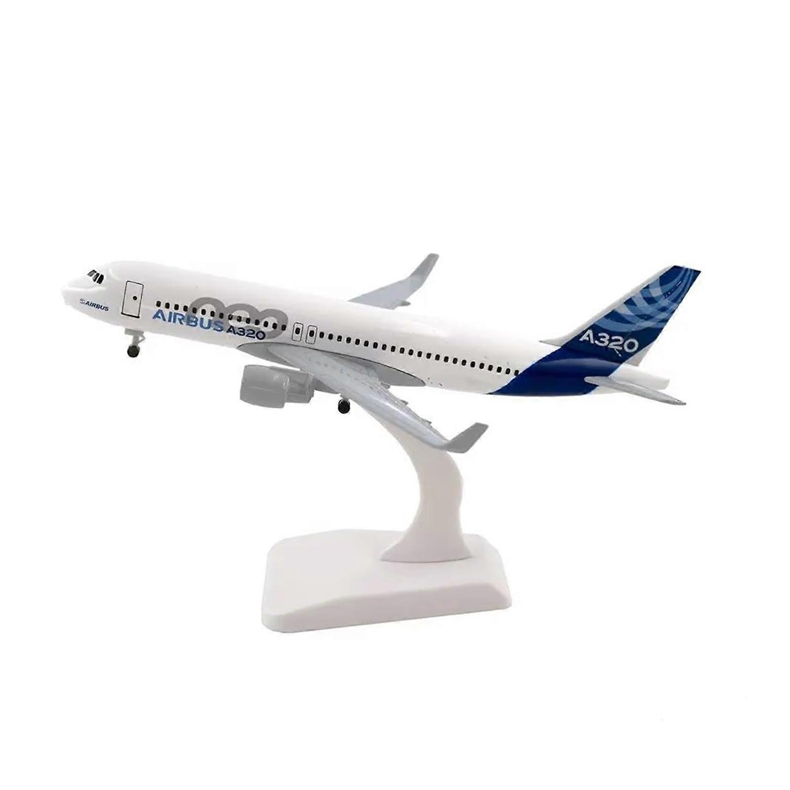 A320 Prototype Aircraft Model in 1:400 Scale, DieCast Metal with Stand, Collectible Gift for Friends, Hobby Toy Miniature Model