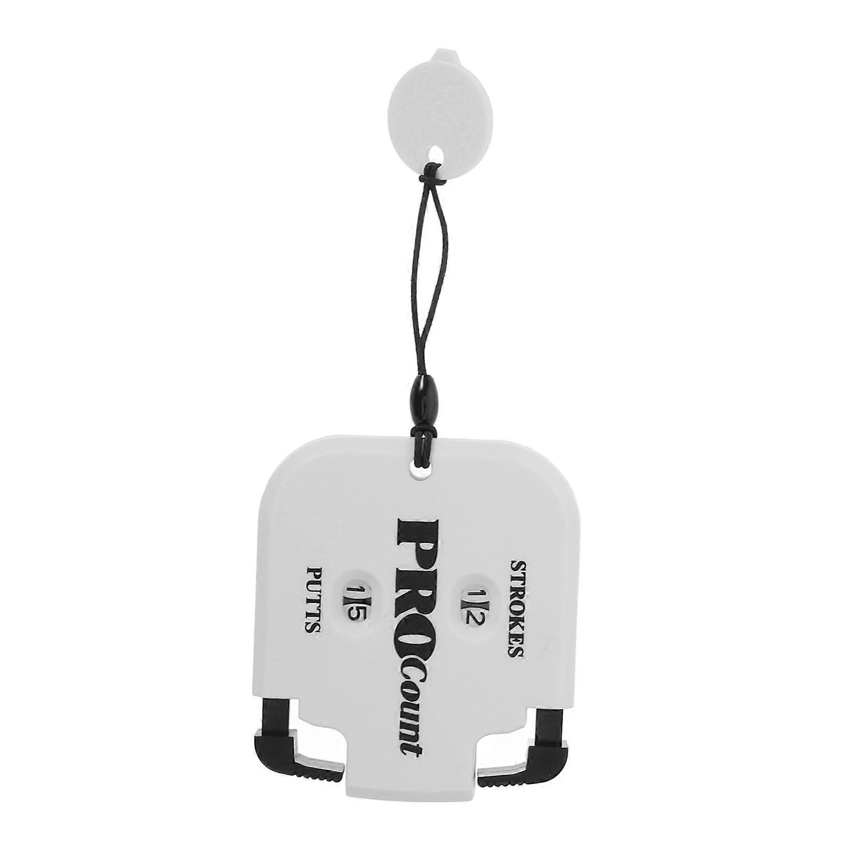 Practical Portable Golf Score Counter with Hanging Chain Compact for Golf Enthusiasts On the Go