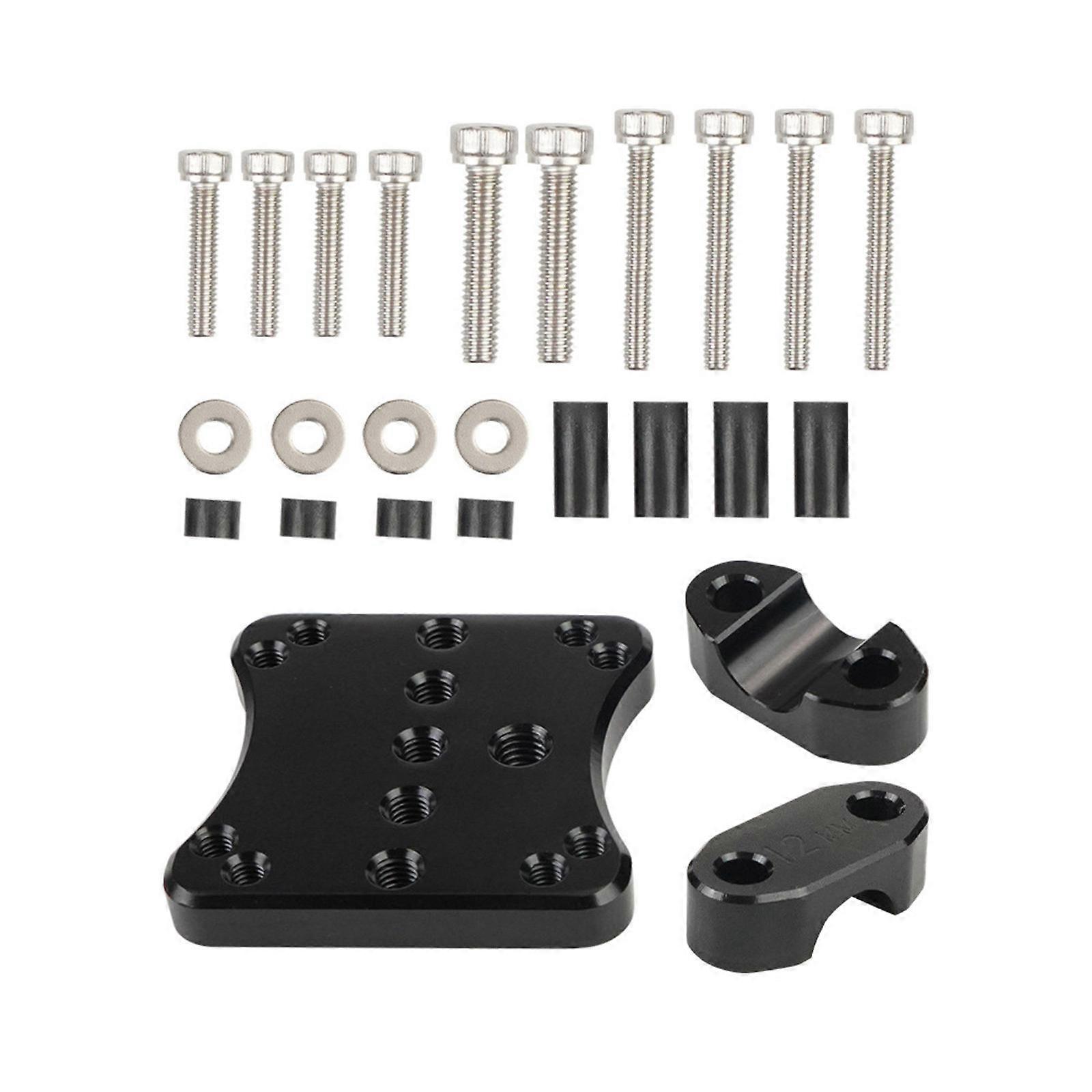 Aluminum Map Bracket Motorcycle Navigator Mount Adjustable Map Holder Map Mounting Bracket for Motorcycle Navigation Multicolor