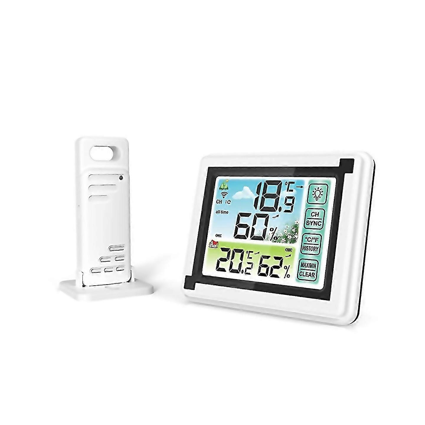 For Touch Screen Weather Station With Wireless Sensor