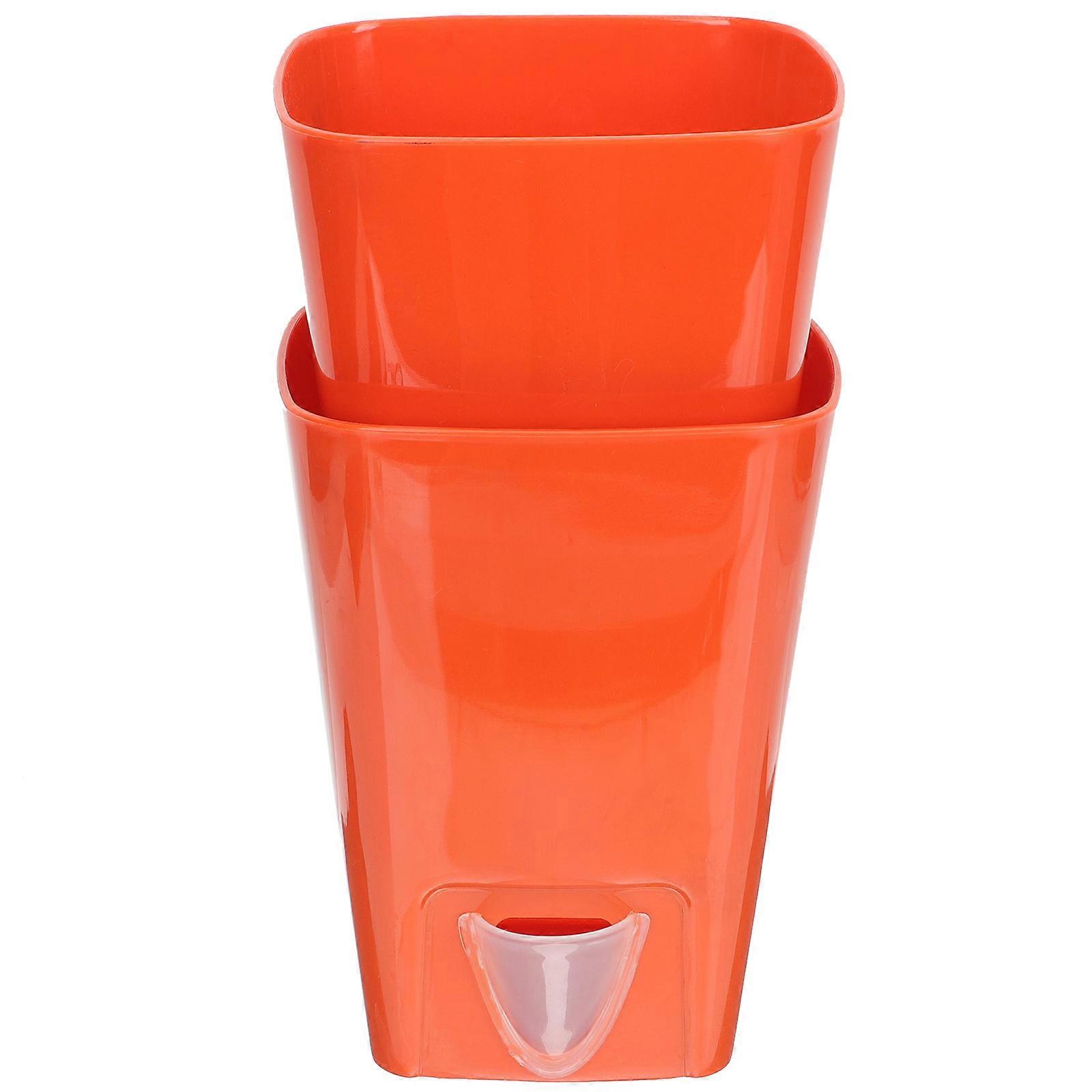 Self Watering Planter Large Capacity Plastic Flowerpot with Spout for Succulents Indoor Plants Compact Design Drainage for Healthy Roots